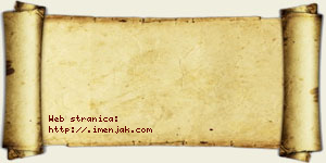 Natalija Balzamović vizit kartica